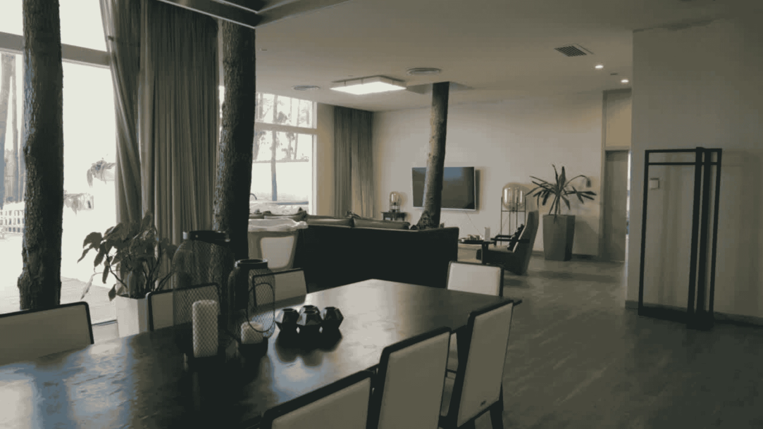 Clean and modern living space in Indianapolis, maintained by Indy Cleans' professional cleaning services.