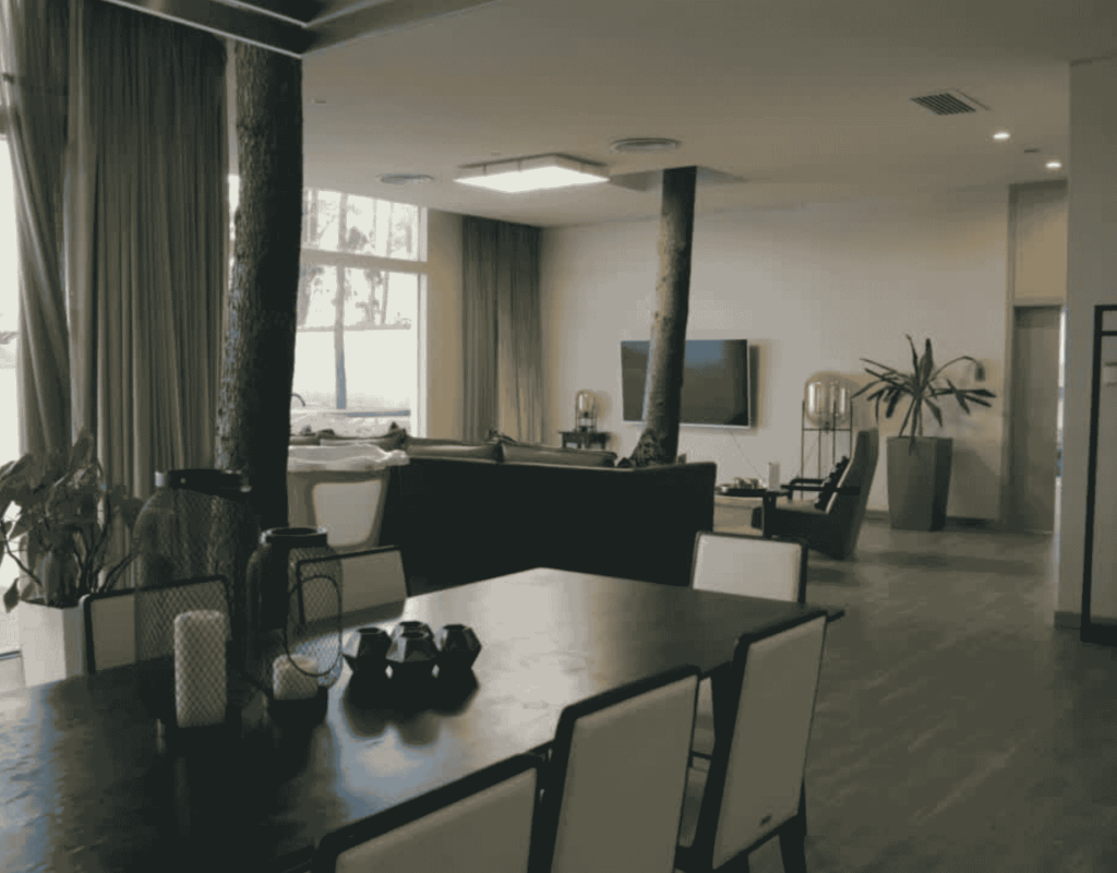 Clean and modern living space in Indianapolis, maintained by Indy Cleans' professional cleaning services.
